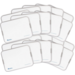 Whiteboard/wisbord magnetisch A4, 10 stuks