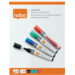 Whiteboardstiften Nobo Liquid Ink ronde punt 3 mm assorti 4 stuks