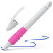 Rollerpen Schneider Base Ball lichtgrijs-roze