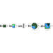 Party-Box blauw Flash, 6 persoons (42-delig)