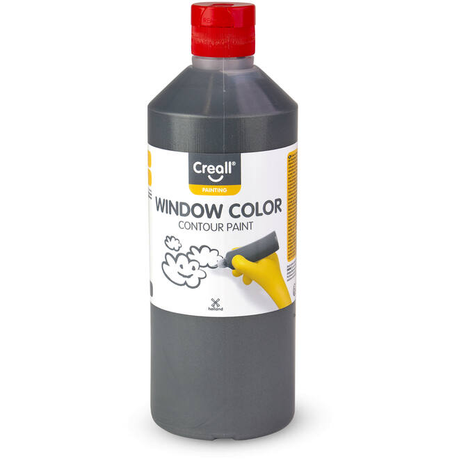 Stickerverf Creall contour 500 ml loodkleur