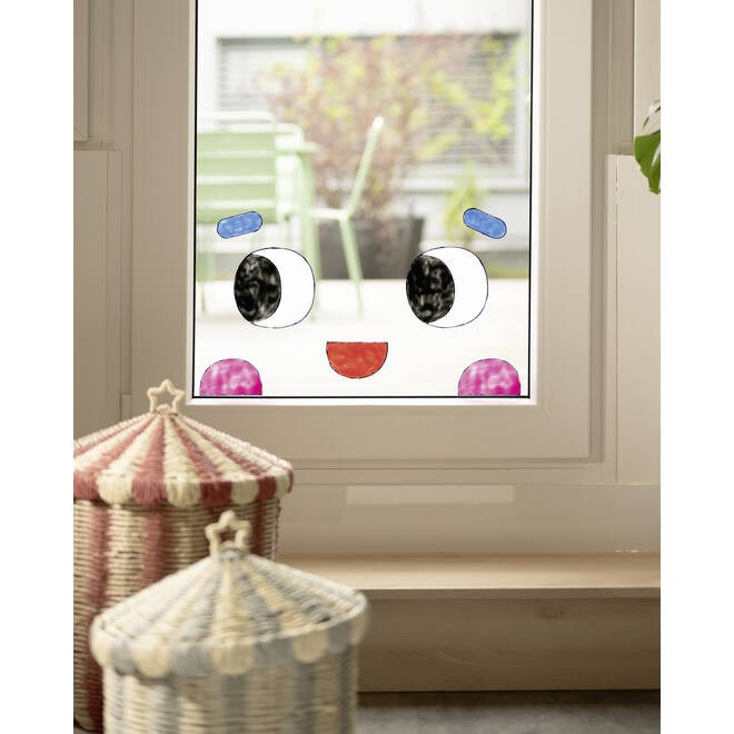 Stickerverf Creall Windows  5 flacons ass. 500 ml + contour