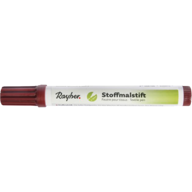 Textielstift, dikpunter bruin