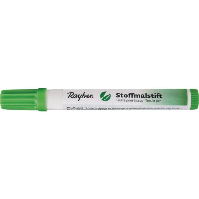 Textielstift, dikpunter lichtgroen
