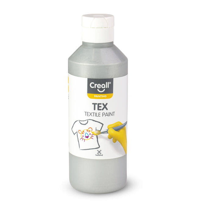 Textielverf Creall Tex 250 ml zilver