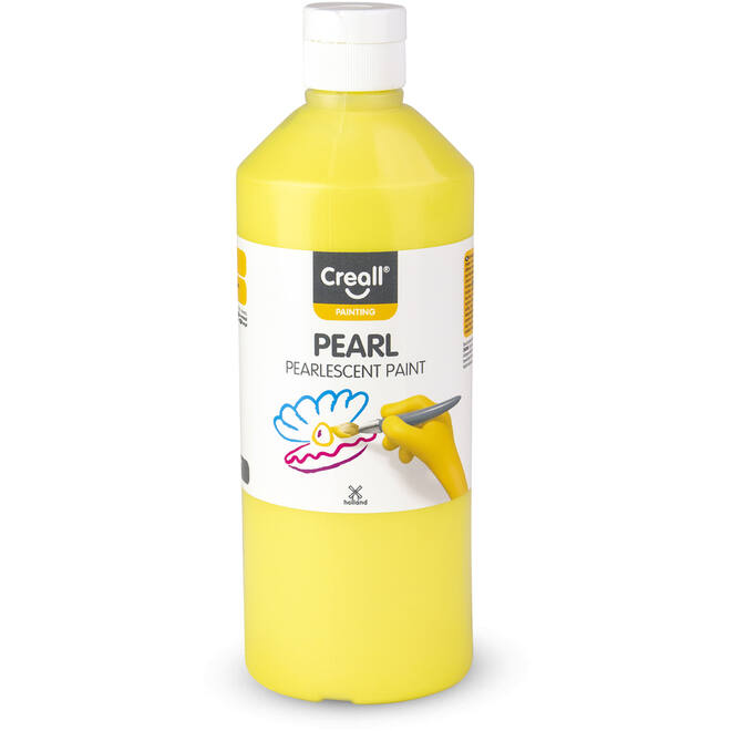 Parelmoerverf Creall Pearl 500 ml geel