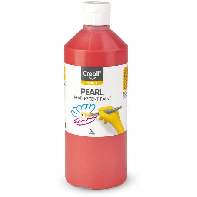 Parelmoerverf Creall Pearl 500 ml rood
