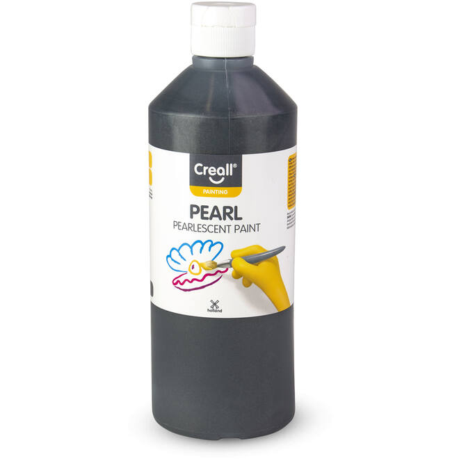 Parelmoerverf Creall Pearl 500 ml zwart