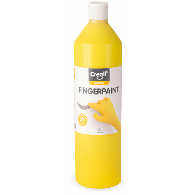 Vingerverf Creall 750 ml geel