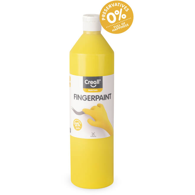 Vingerverf Creall 750 ml geel