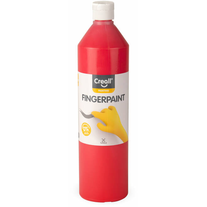 Vingerverf Creall 750 ml rood