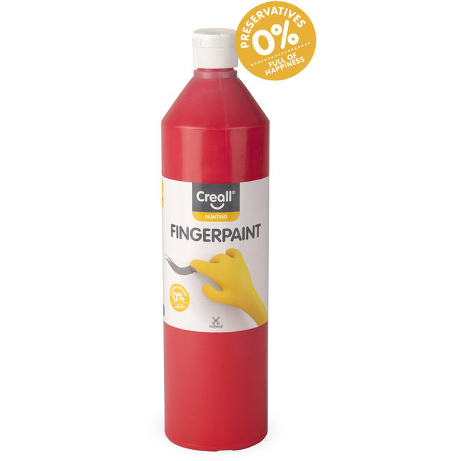 Vingerverf Creall 750 ml rood