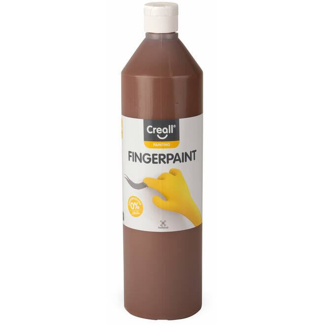 Vingerverf Creall 750 ml bruin
