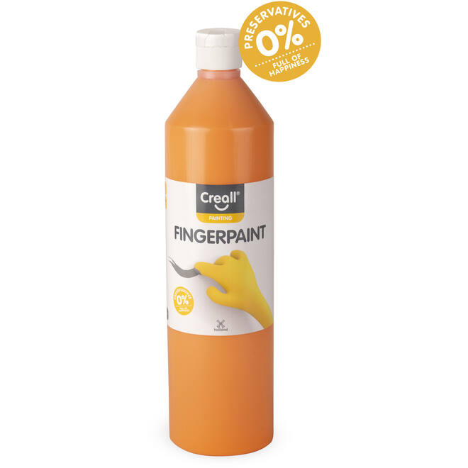 Vingerverf Creall 750 ml oranje