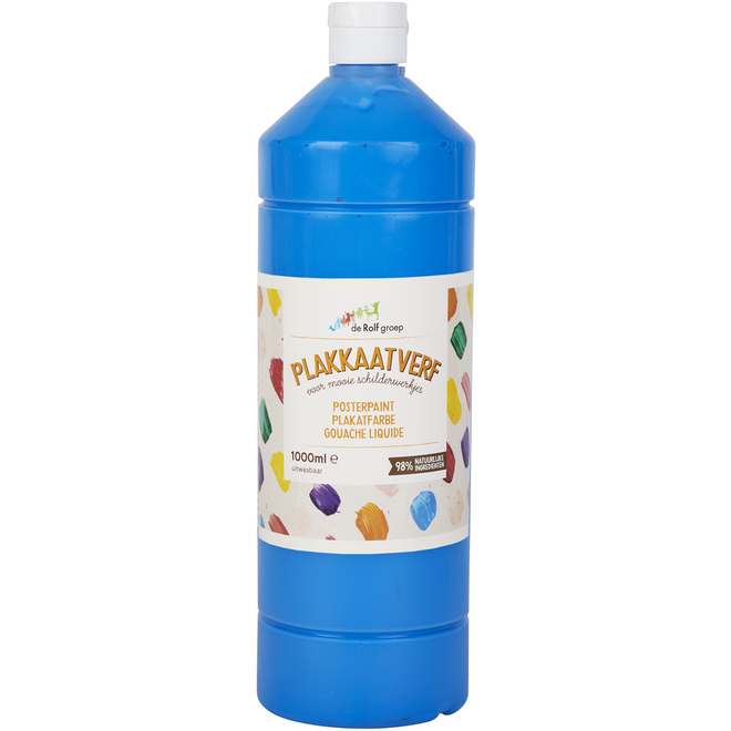 Plakkaatverf | de Rolf groep | topcolor, lichtblauw 1000 ml