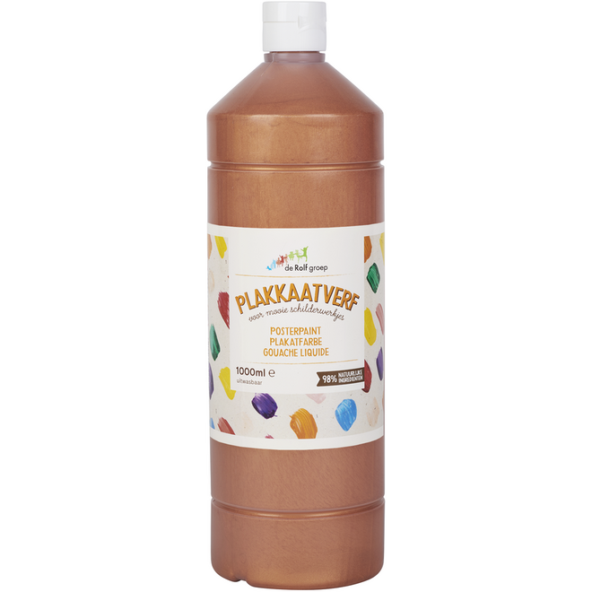 Plakkaatverf | de Rolf groep | topcolor, brons 1000 ml