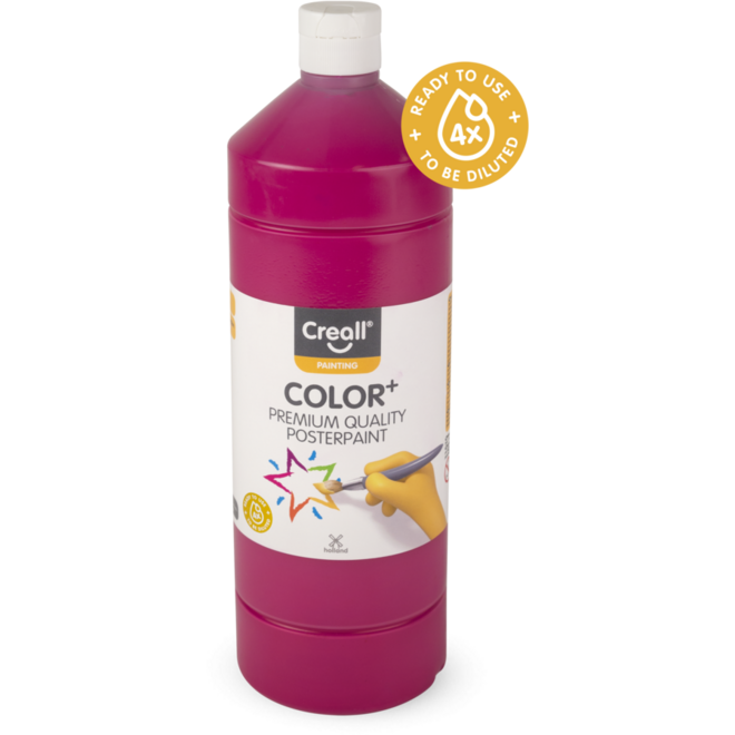 Plakkaatverf Creall Color+ 1000 ml, cylaam