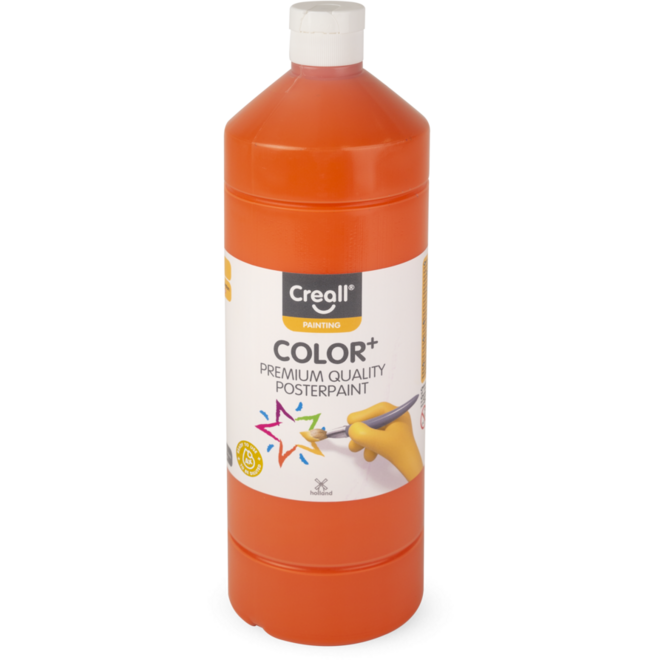 Plakkaatverf Creall Color+ 1000 ml oranje