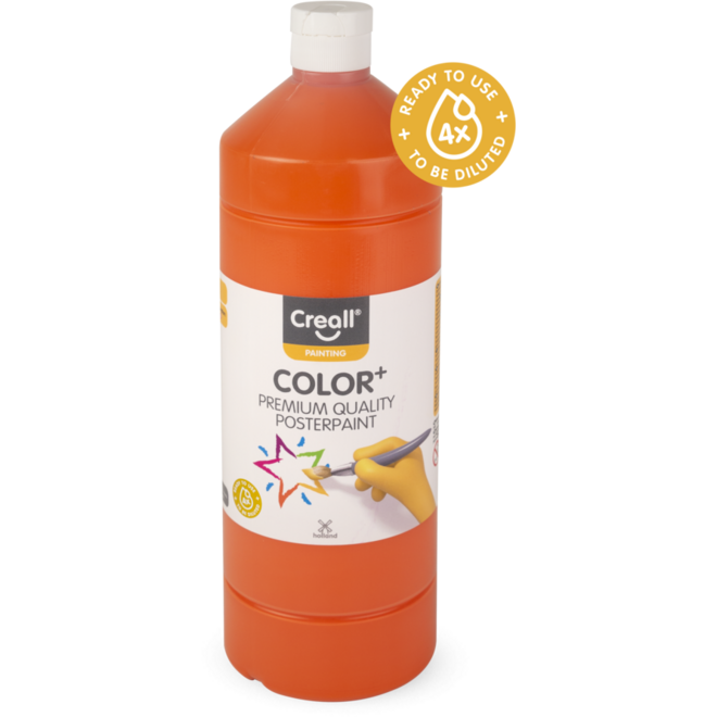Plakkaatverf Creall Color+ 1000 ml oranje