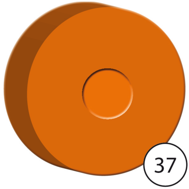 Posterblok plakkaatverf oranje