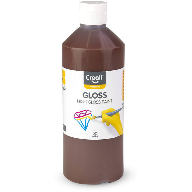 Glansverf Creall Gloss 500 ml bruin