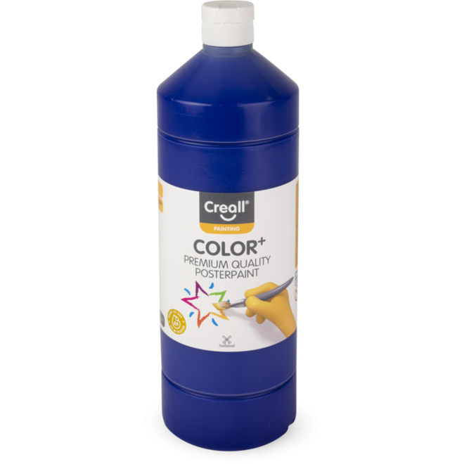 Plakkaatverf Creall Color+ 1000 ml ultramarijn