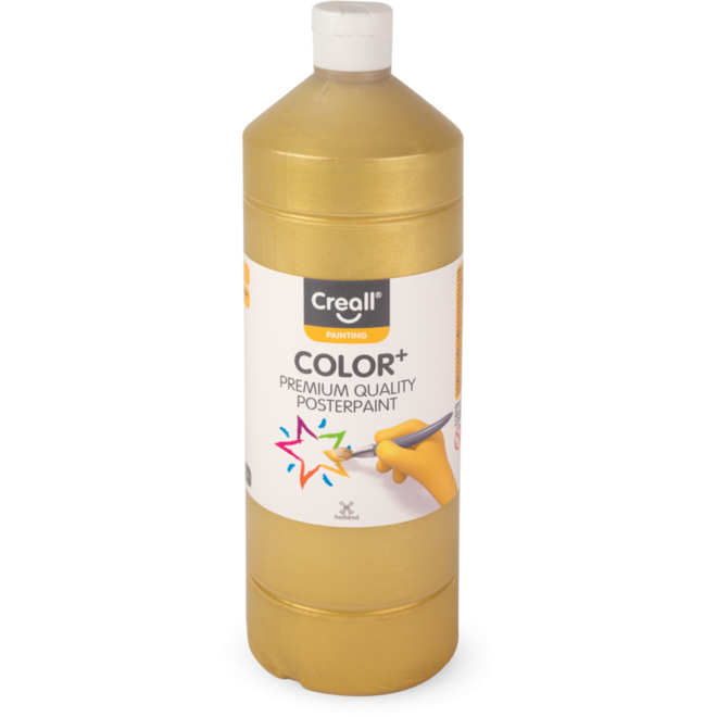 Plakkaatverf Creall Color+ 1000 ml goud
