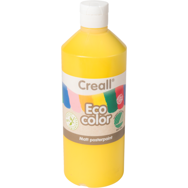 Plakkaatverf Creall Eco 500 ml primair geel