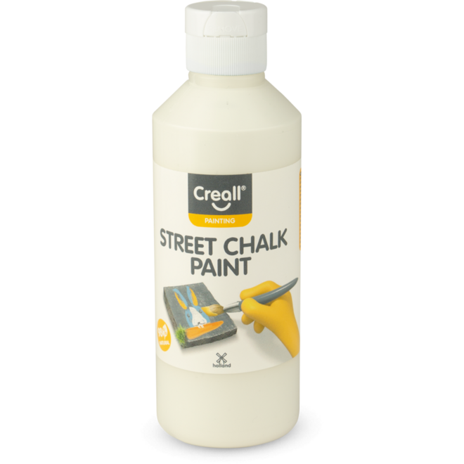 Stoepkrijtverf Creall street chalk 250 ml wit