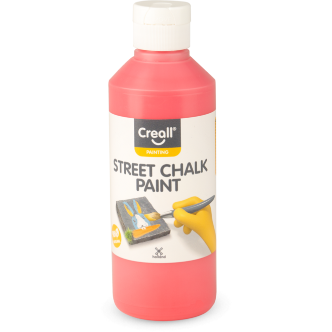 Stoepkrijtverf Creall street chalk 250 ml rood