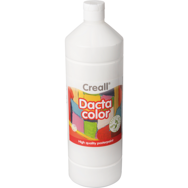 Plakkaatverf Creall Dacta color 1000 ml wit