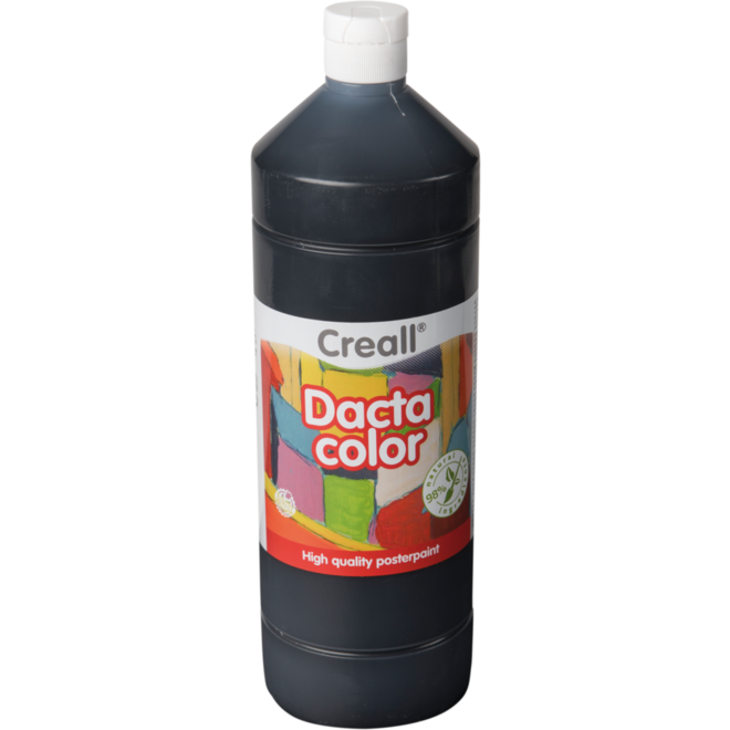 Plakkaatverf Creall Dacta color 1000 ml zwart