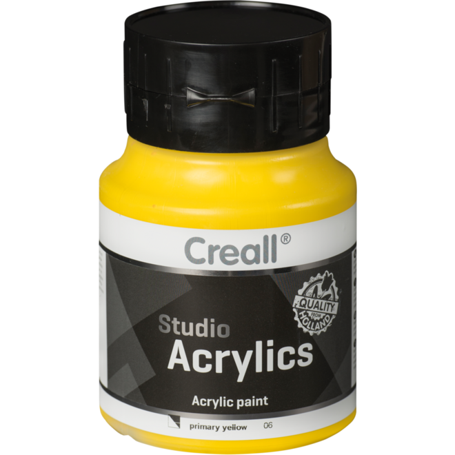 Acrylverf Creall 500 ml primair geel