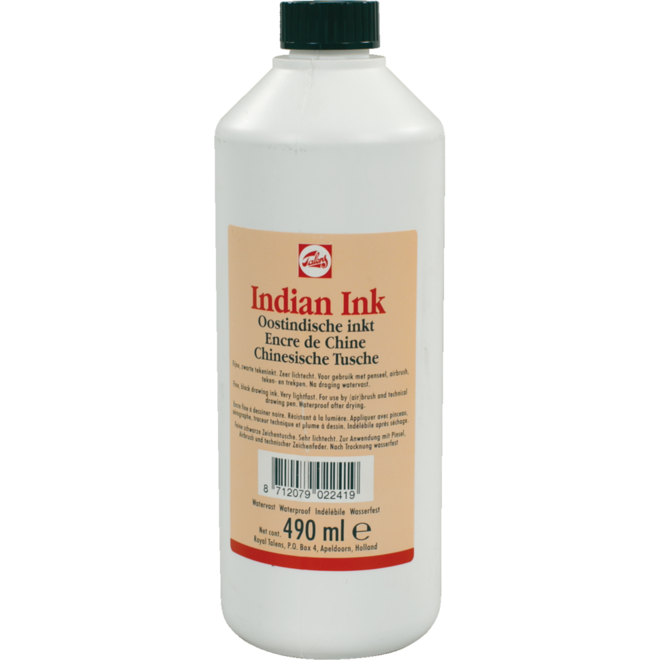 Oostindische inkt 490 ml, zwart