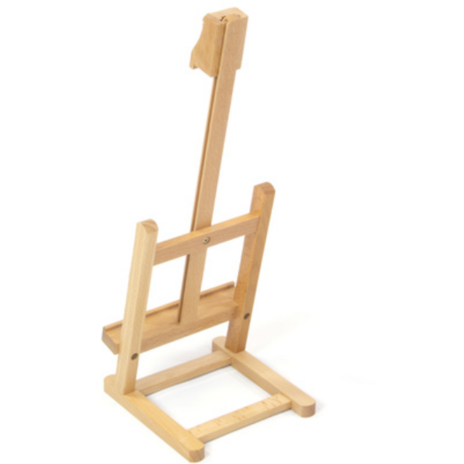 Tafelezel klein beukenhout voor canvas tot 30cm