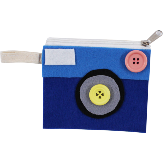 Tasje katoen met rits 11,5 x 9 cm, 6 stuks