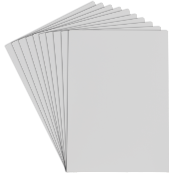 Linoleum A6 10 x 15 cm  dikte 3,2 mm, 10 stuks