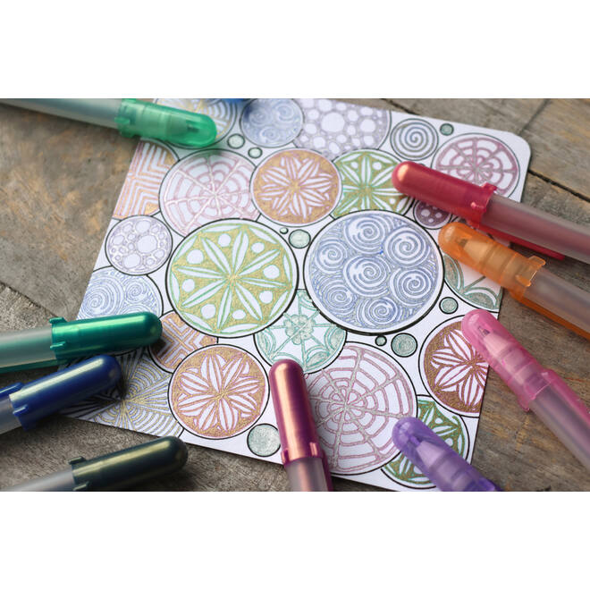 Gelpen Sakura gelly roll metallic groen