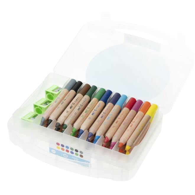 Kleurpotloden edu³ First 12 mm assorti, 36 stuks