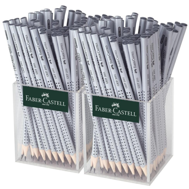 Potlood Faber-Castell GRIP 2001 HB, 144 stuks