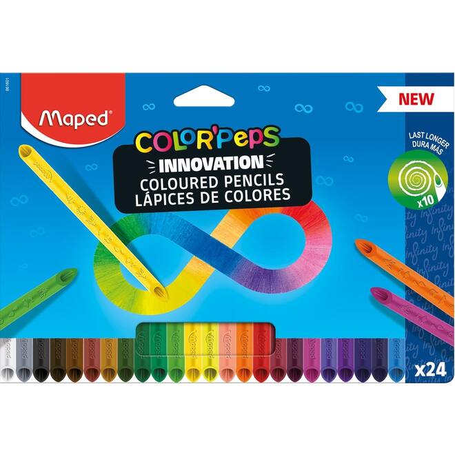 Kleurpotlood Maped Infinity assorti, 24 stuks