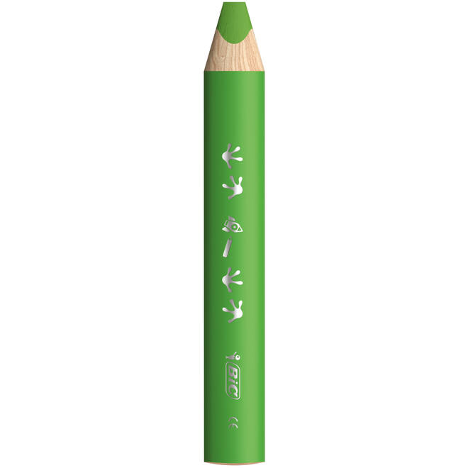 Kleurpotloden BIC Multi surface 3-in-1 assorti, 40 stuks incl. slijpers