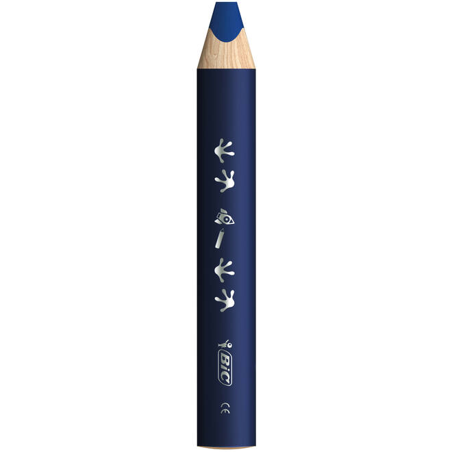 Kleurpotloden BIC Multi surface 3-in-1 assorti, 40 stuks incl. slijpers