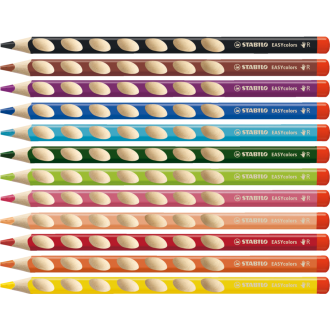 Kleurpotloden STABILO EASYcolors 12 kleuren RH