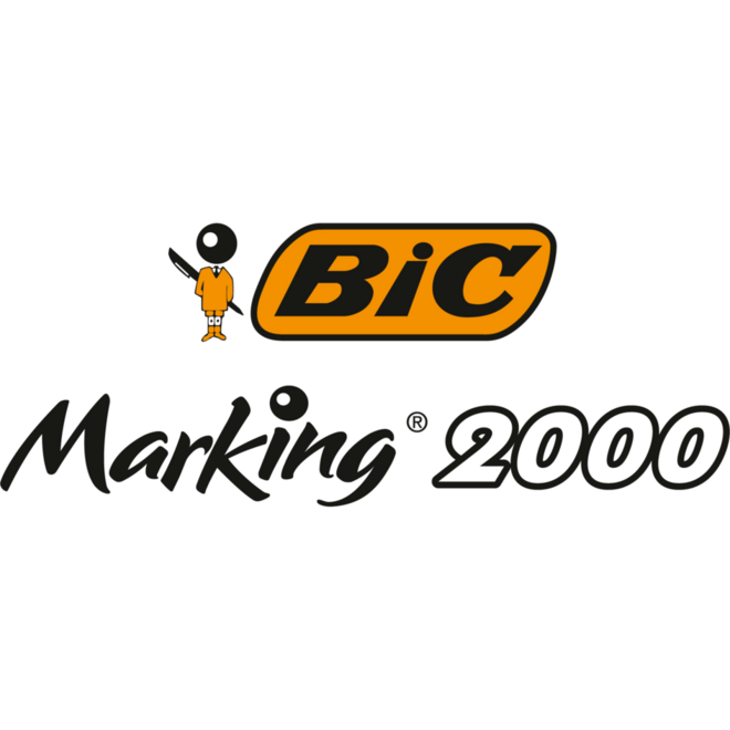 Permanent marker BIC rond 1,7 mm groen, per dozijn