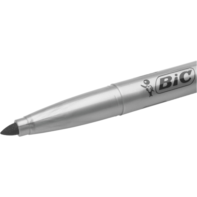 Permanent marker BIC rond 1,1 mm zwart, per dozijn