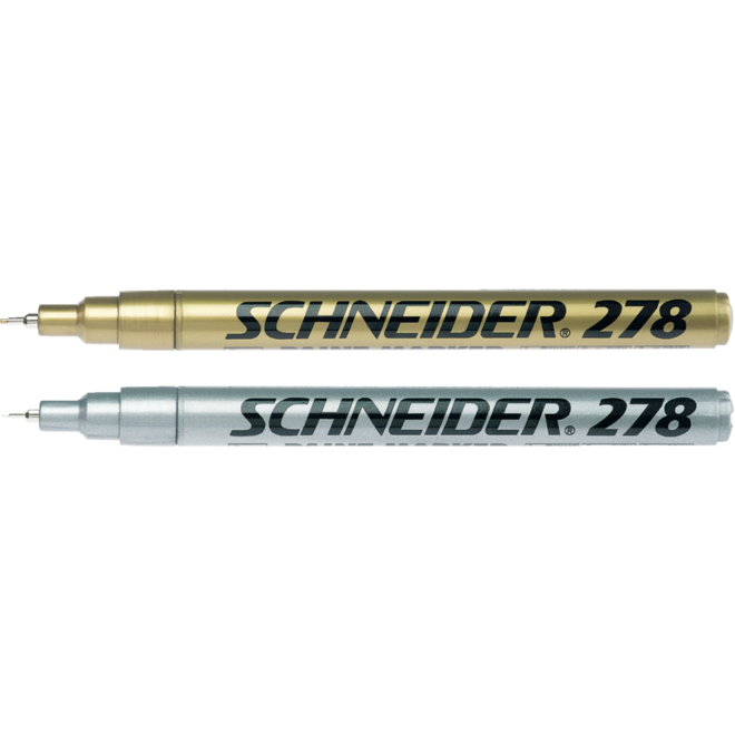 Schneider lakmarker fineliner goud 0,8 mm