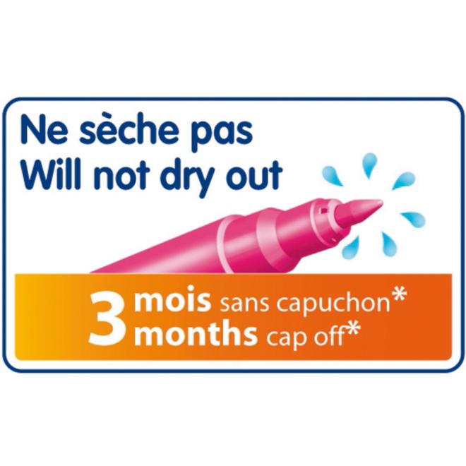 Viltstiften BIC Kids visacolor XL Ecolutions assorti, 12 stuks