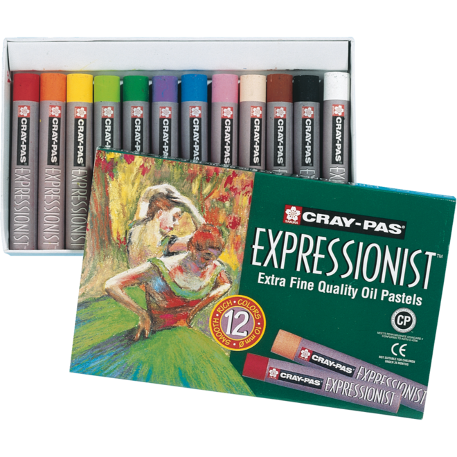 Pastels Cray-pas, 12 stuks ass.