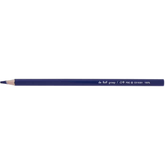 Kleurpotloden | de Rolf groep | donkerblauw, 12 stuks